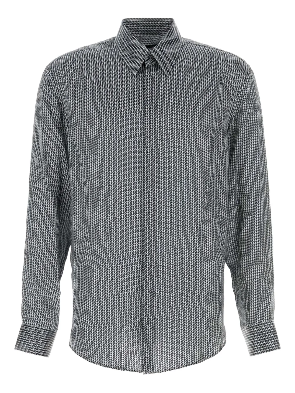 Шелковая рубашка с принтом GIORGIO ARMANI, черный
Шелковая рубашка с принтом GIORGIO ARMANI, черный