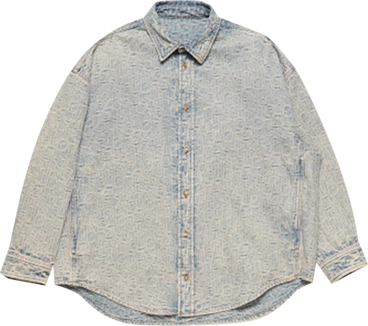 Рубашка Acne Studios Monogram 'Blue/Beige', синий
Рубашка Acne Studios Monogram 'Blue/Beige', синий