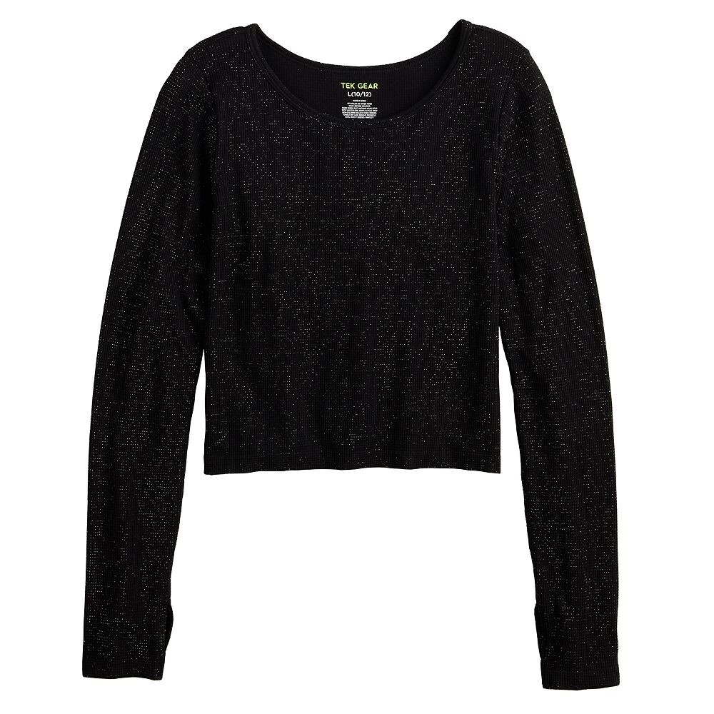 Модный бесшовный топ в рубчик с длинными рукавами Tek Gear для девочек 7–20 лет, цвет Mineral Black
Модный бесшовный топ в рубчик с длинными рукавами Tek Gear для девочек 7–20 лет, цвет Mineral Black