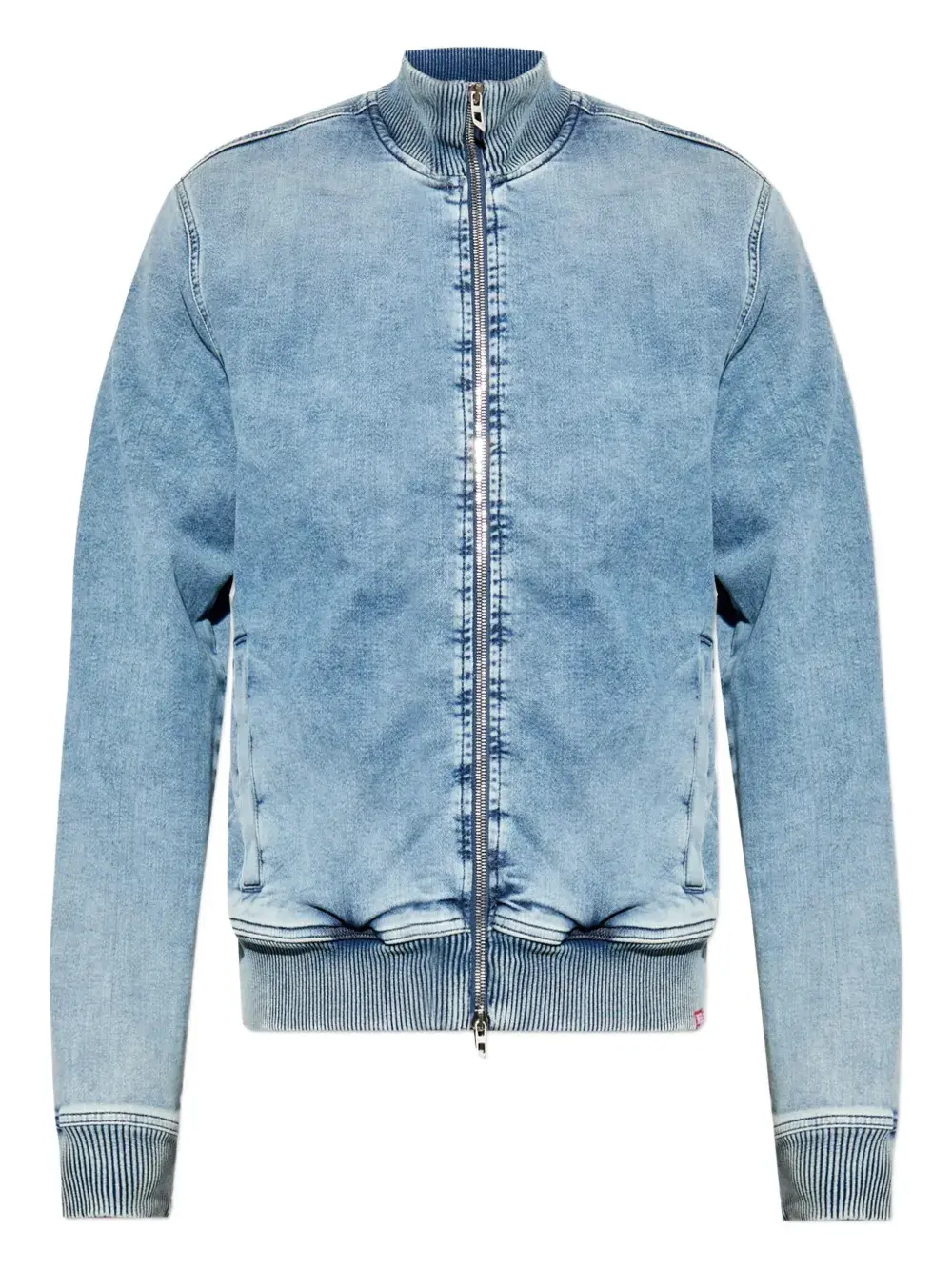 Джинсовая куртка на молнии спереди DIESEL, синий
Джинсовая куртка на молнии спереди DIESEL, синий