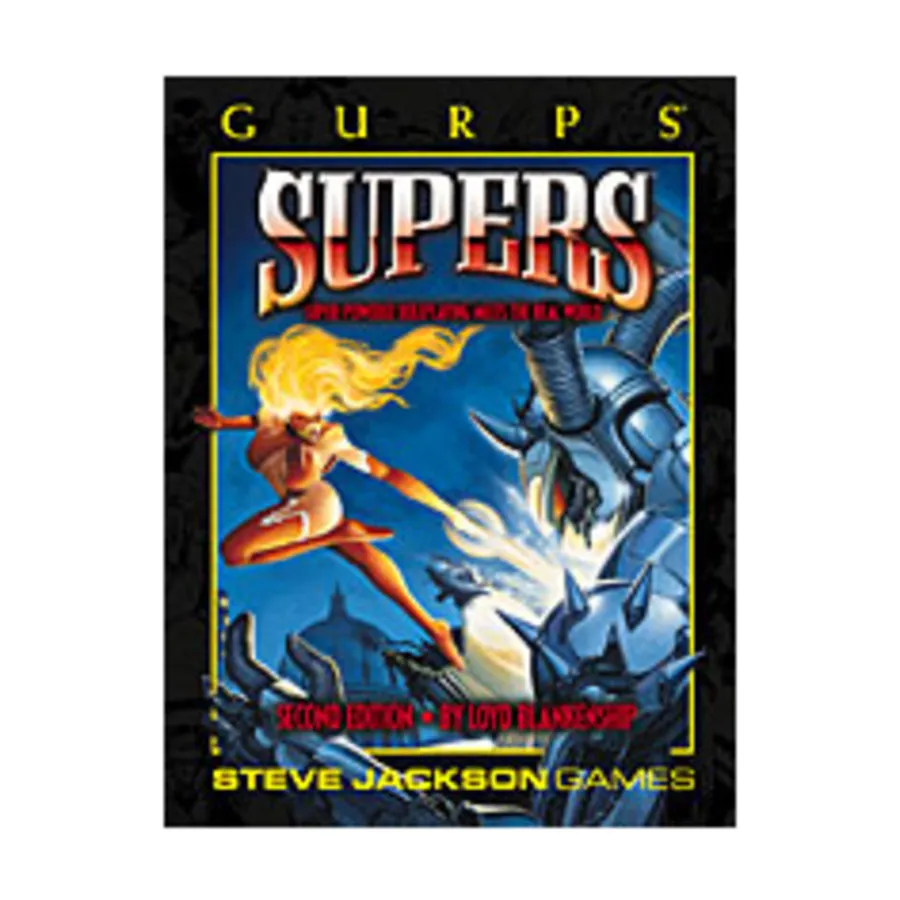 Supers (2nd Edition, 5th Printing), GURPS (1st-3rd Edition) - Supers, мягкая обложка
Supers (2nd Edition, 5th Printing), GURPS (1st-3rd Edition) - Supers, мягкая обложка