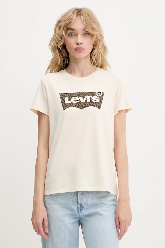 Хлопковая футболка LSE The Perfect Tee Levi'S, бежевый
Хлопковая футболка LSE The Perfect Tee Levi'S, бежевый