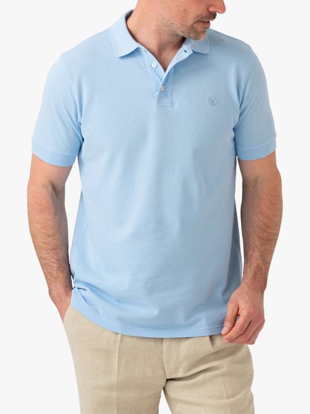 Хлопковая поло с коротким рукавом Regular Fit KOY, Light Blue
Хлопковая поло с коротким рукавом Regular Fit KOY, Light Blue