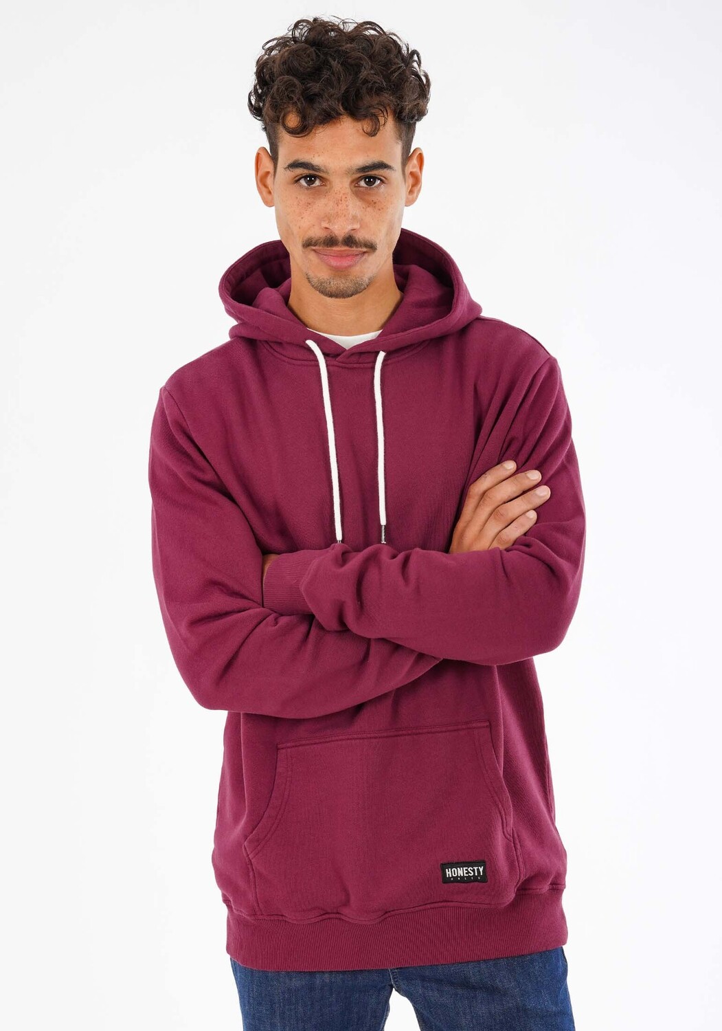 Толстовка HONESTY RULES Kapuzenpullover Basic, бордо 
Толстовка HONESTY RULES Kapuzenpullover Basic, бордо