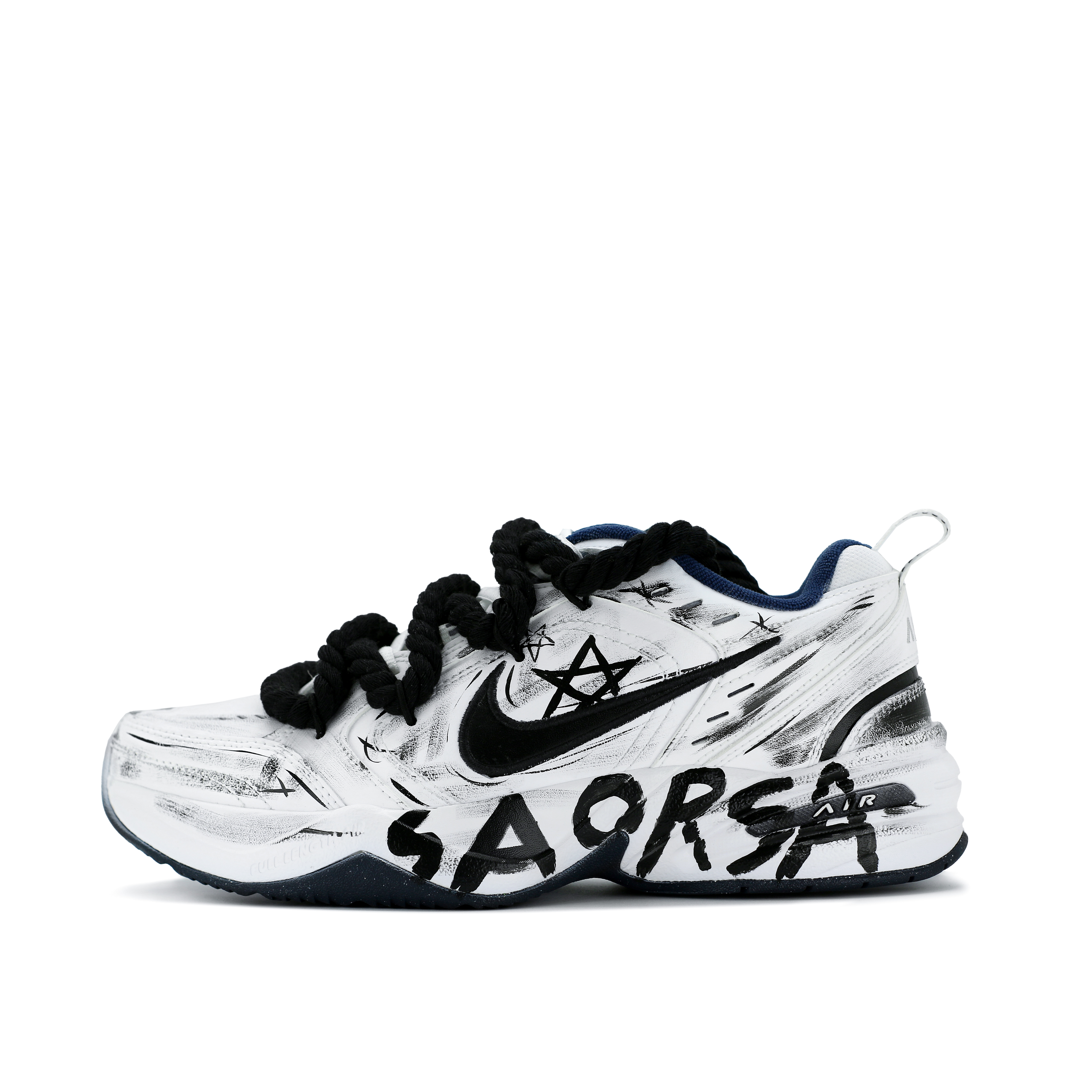 Nike Кроссовки Air Monarch 4 Star Graffiti Cushioning Low top Chunky Unisex Black
Nike Кроссовки Air Monarch 4 Star Graffiti Cushioning Low top Chunky Unisex Black
