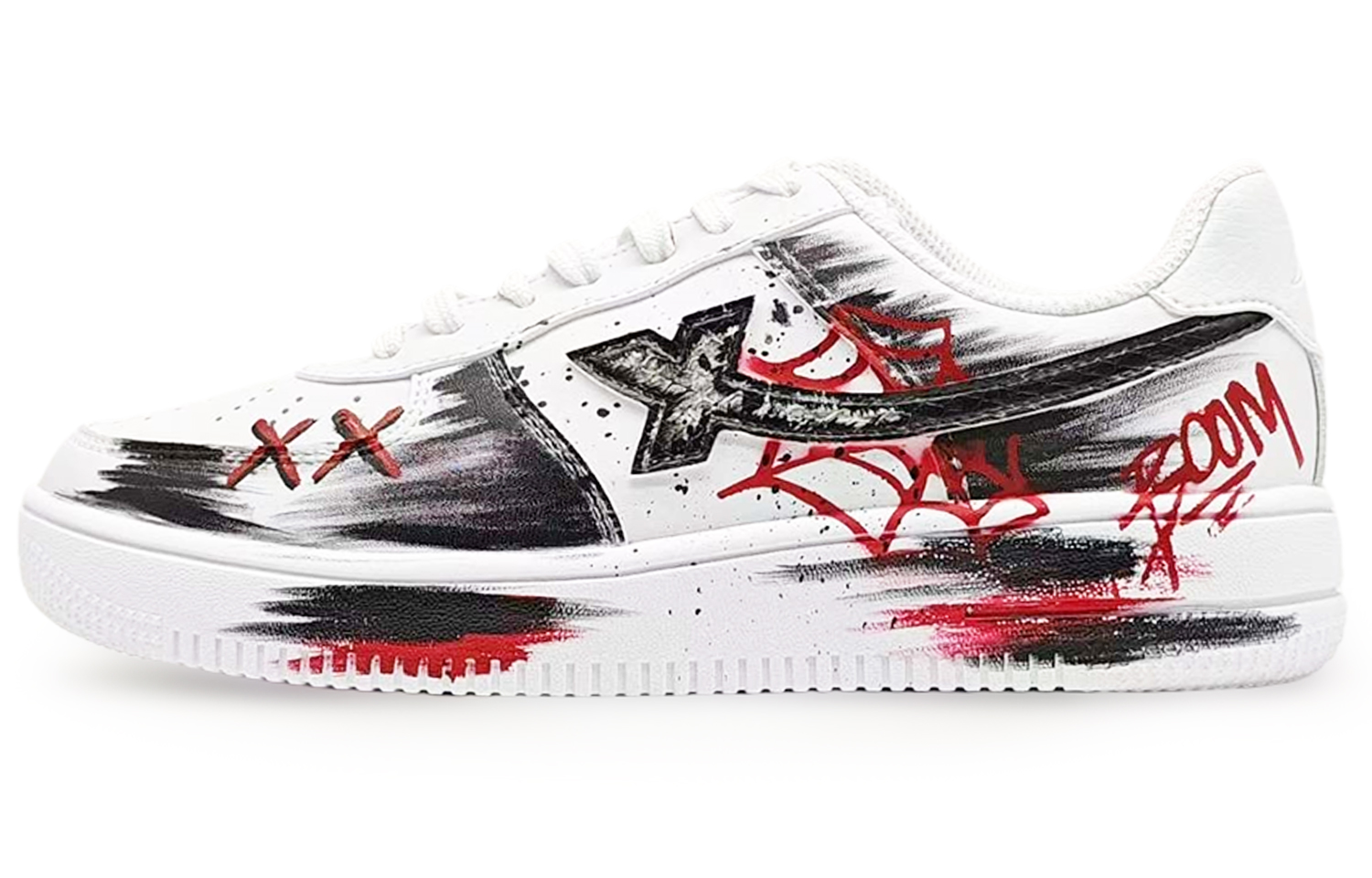 XTEP Кроссовки Air Force One с низким верхом для скейтборда, износостойкие, противоскользящие, мужские, черные, белые, красные
XTEP Кроссовки Air Force One с низким верхом для скейтборда, износостойкие, противоскользящие, мужские, черные, белые, красные