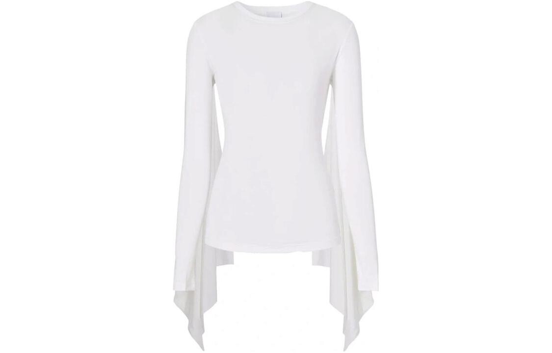 Футболка женская Burberry с рукавами-водопадами, белый
Футболка женская Burberry с рукавами-водопадами, белый