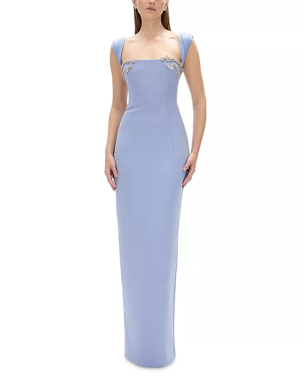 Платье Малии, украшенное вышивкой Rachel Gilbert, синий
Платье Малии, украшенное вышивкой Rachel Gilbert, синий