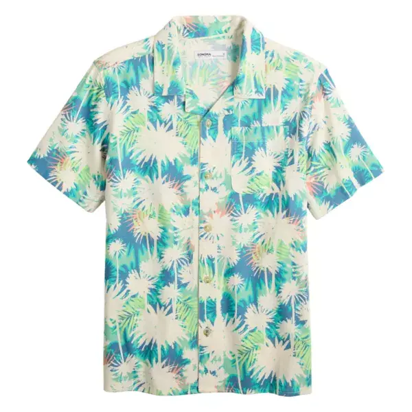 Мальчиковая короткорукавная рубашка из поплина на пуговицах, размеры 8-20, обычная и свободная Sonoma Goods For Life, цвет vivd tropical teal
Мальчиковая короткорукавная рубашка из поплина на пуговицах, размеры 8-20, обычная и свободная Sonoma Goods For Life, цвет vivd tropical teal