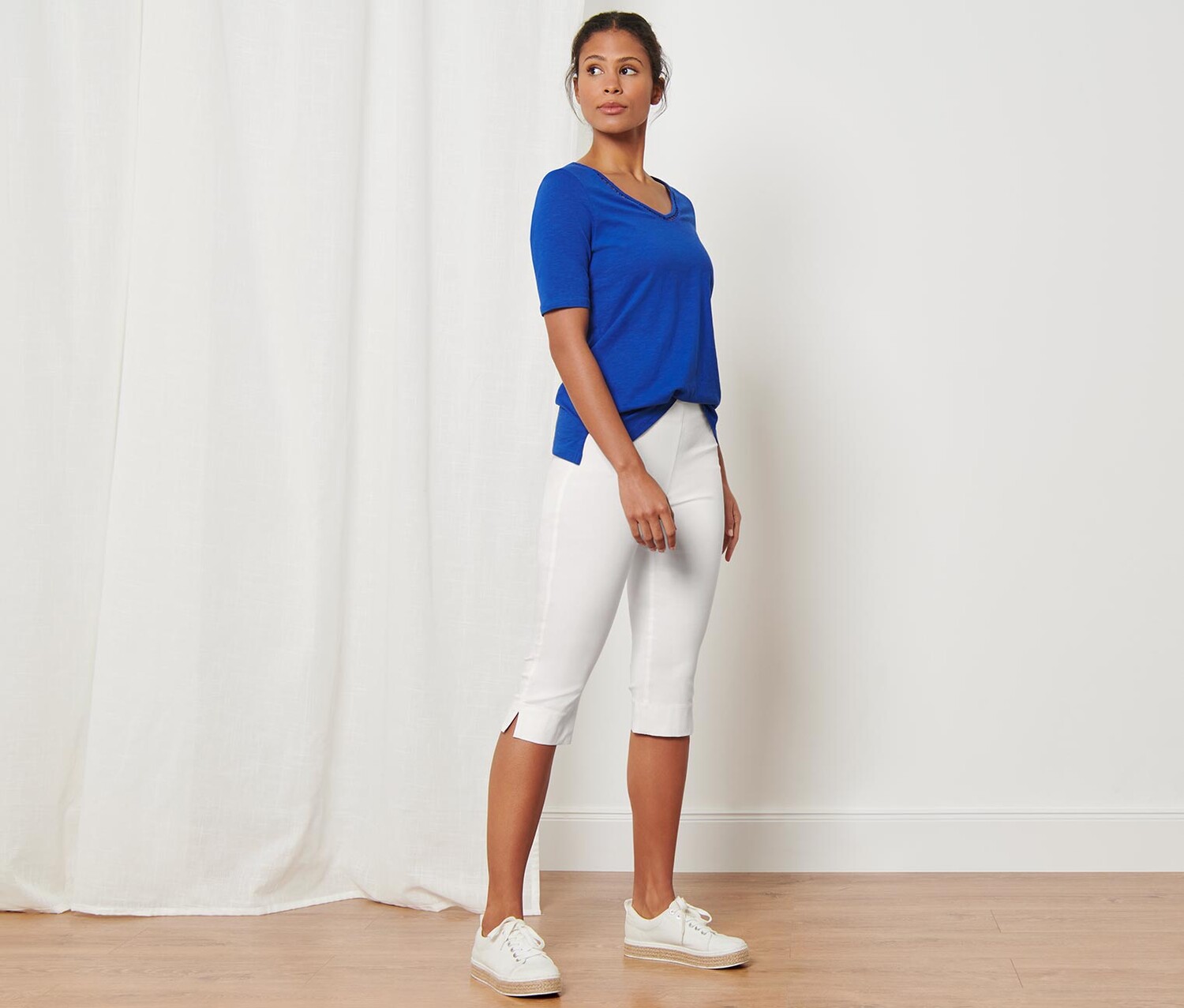 Брюки стрейч 3/4 Tchibo, белый
Брюки стрейч 3/4 Tchibo, белый