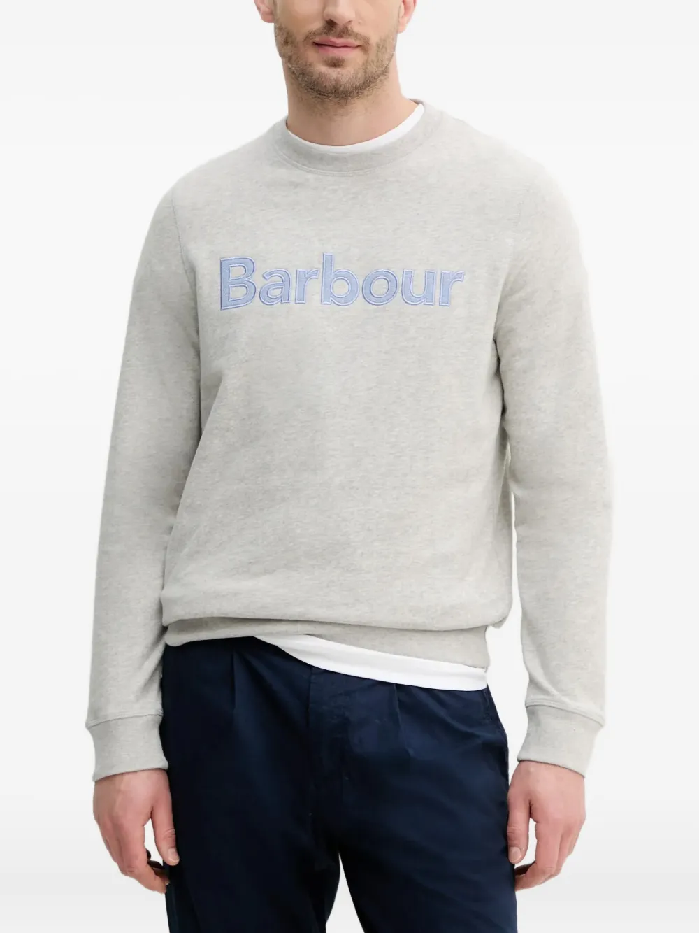 Свитшот с вышитым логотипом Barbour, серый
Свитшот с вышитым логотипом Barbour, серый