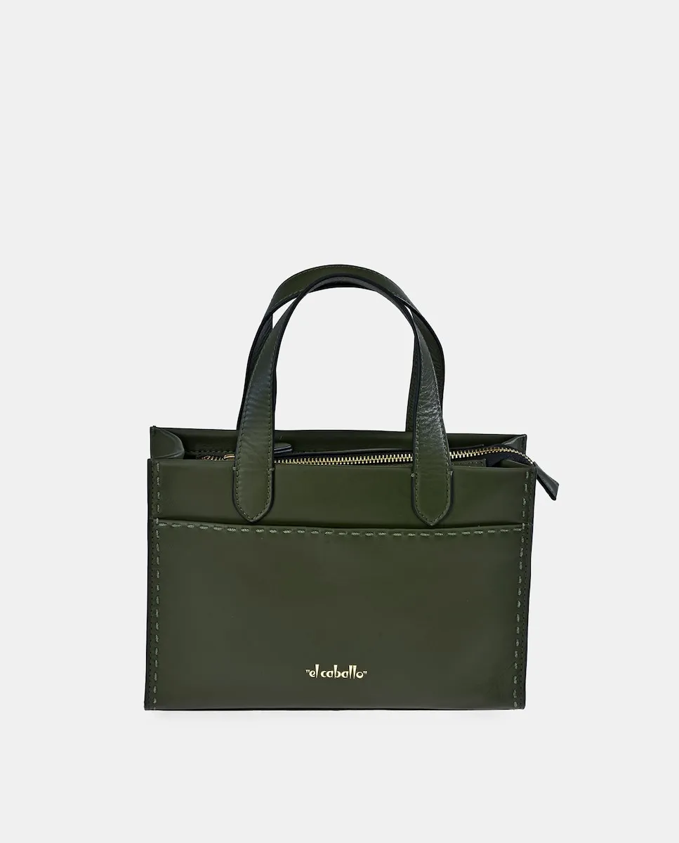 Сумка через плечо из кожи наппа El Caballo, зеленый
Сумка через плечо из кожи наппа El Caballo, зеленый
