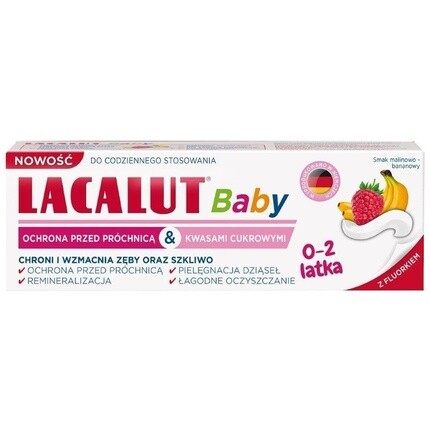 Зубная паста Lacalut Baby 55 мл для детей от 0 до 2 лет Dr. Theiss Naturwaren
Зубная паста Lacalut Baby 55 мл для детей от 0 до 2 лет Dr. Theiss Naturwaren