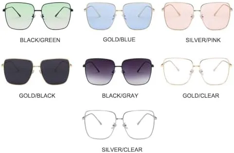 Модные солнцезащитные очки 2027 года для женщин, квадратная оправа из сплава, ретро-стиль, кристально-зеленые солнцезащитные очки для дам и женщин MTZJH, Silver-clear
Модные солнцезащитные очки 2027 года для женщин, квадратная оправа из сплава, ретро-стиль, кристально-зеленые солнцезащитные очки для дам и женщин MTZJH, Silver-clear