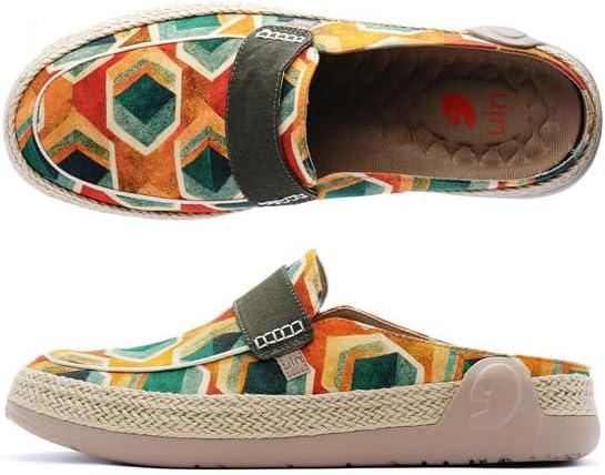 Мужские повседневные сланцы UIN без задника, легкие дышащие лоферы из хлопка для мужчин, Malaga Vii - Vintage Tapestry
Мужские повседневные сланцы UIN без задника, легкие дышащие лоферы из хлопка для мужчин, Malaga Vii - Vintage Tapestry