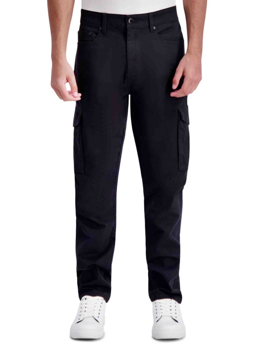 Однотонные брюки-карго Karl Lagerfeld Paris, черный
Однотонные брюки-карго Karl Lagerfeld Paris, черный