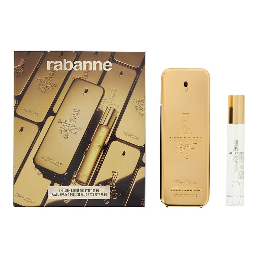Paco Rabanne, 1 Million Men набор туалетная вода-спрей 100 мл + туалетная вода-спрей 20 мл
Paco Rabanne, 1 Million Men набор туалетная вода-спрей 100 мл + туалетная вода-спрей 20 мл
