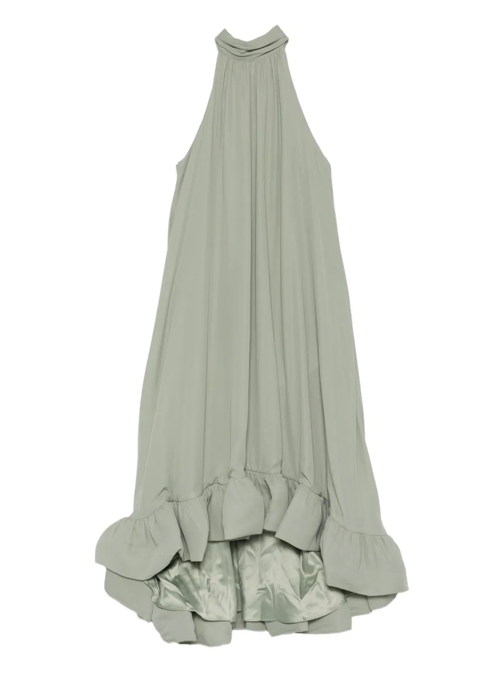 Платье с рюшами на шее-халтер MALINA, зеленый
Платье с рюшами на шее-халтер MALINA, зеленый