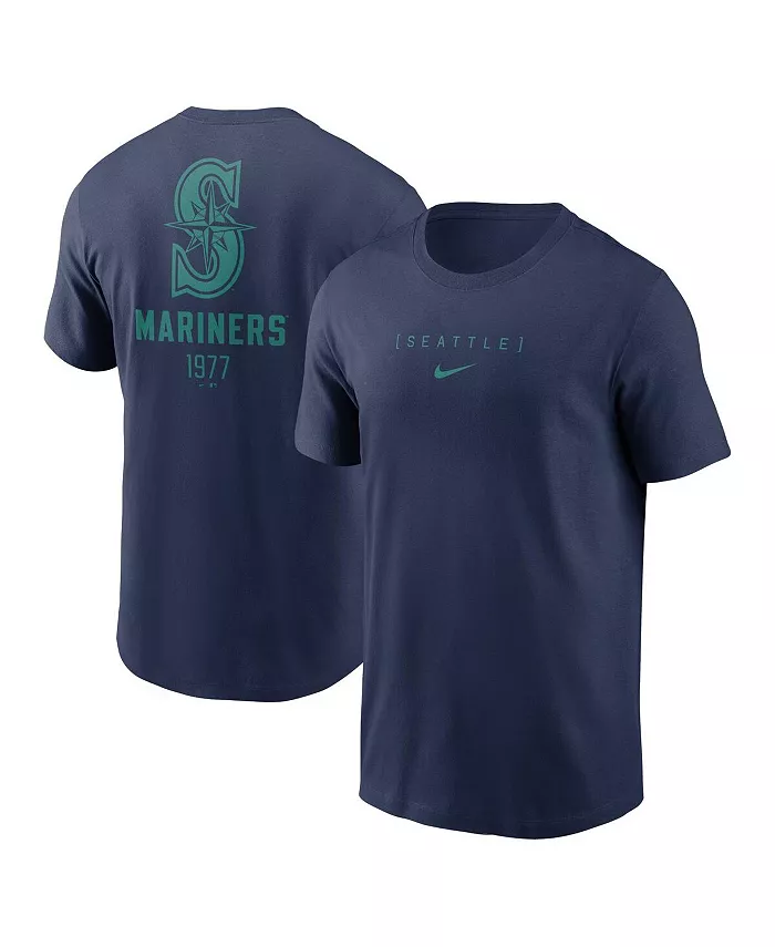 Мужская футболка Seattle Mariners с большим логотипом на спине, цвет navy Nike
Мужская футболка Seattle Mariners с большим логотипом на спине, цвет navy Nike
