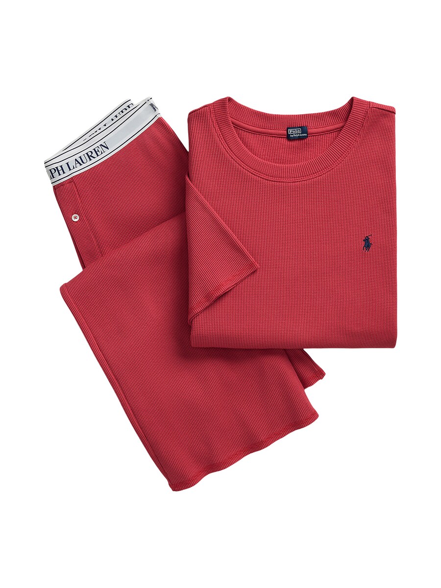 Пижама Polo Ralph Lauren Short Sleeve Shirt & Pant Set - Club Waffle, красный
Пижама Polo Ralph Lauren Short Sleeve Shirt & Pant Set - Club Waffle, красный