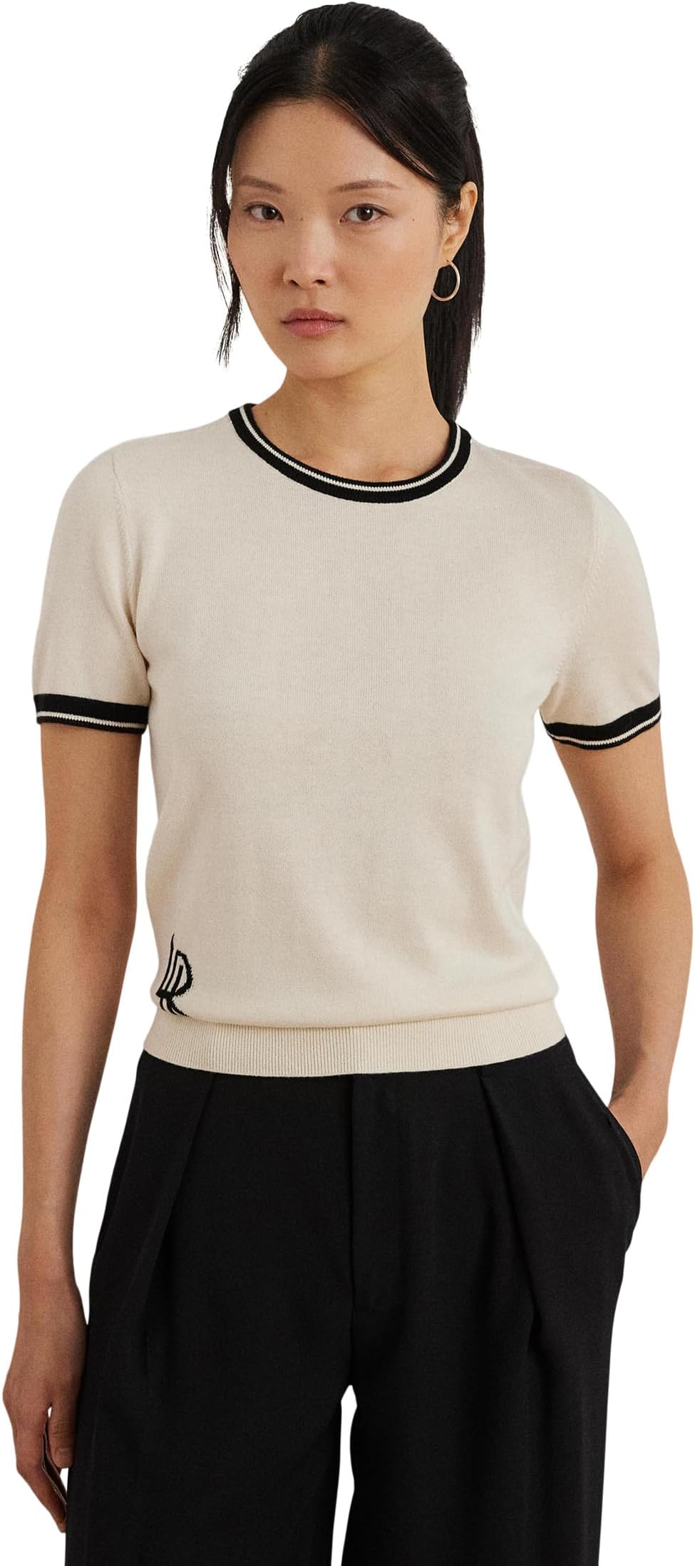 Свитер Lauren Ralph Lauren Two-tone Short-sleeve Sweater, Mascarpone Cream/Black
Свитер Lauren Ralph Lauren Two-tone Short-sleeve Sweater, Mascarpone Cream/Black