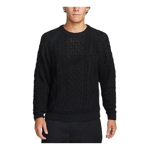 Свитер Nike Solid Color Round Neck Knit Long Sleeves Wool Sweater Men's Black
Свитер Nike Solid Color Round Neck Knit Long Sleeves Wool Sweater Men's Black