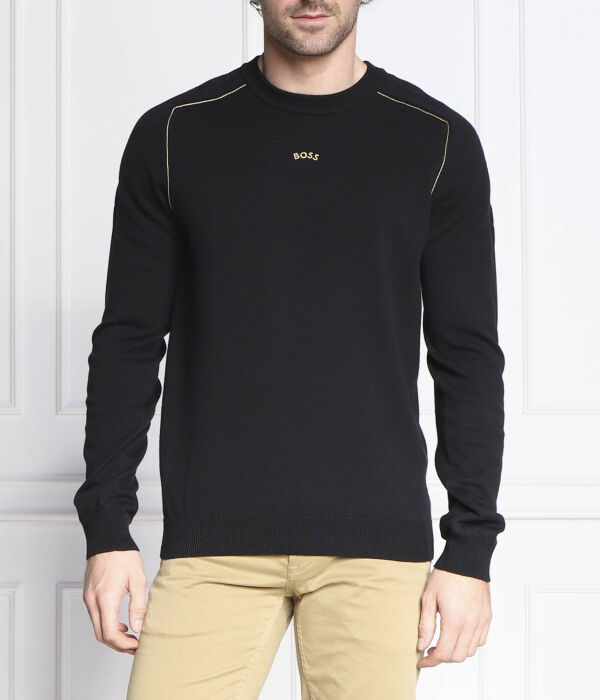 Свитер Boss Gree Roldi с полосой, черный
Свитер Boss Gree Roldi с полосой, черный