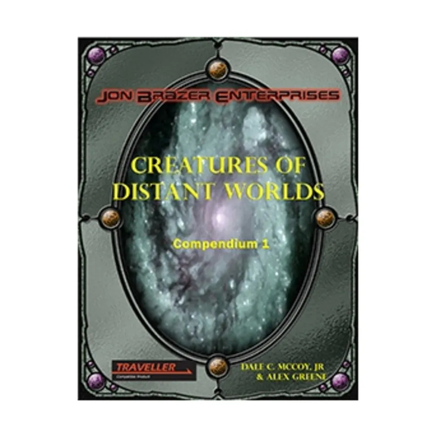 Creatures of Distant Worlds Compendium 1, Traveller (Jon Brazer Productions), мягкая обложка
Creatures of Distant Worlds Compendium 1, Traveller (Jon Brazer Productions), мягкая обложка