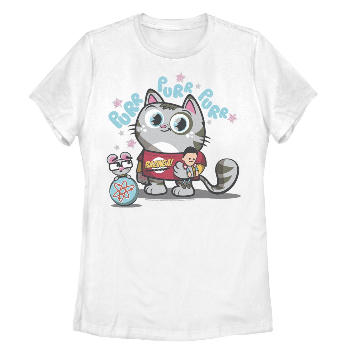 Футболка «Теория большого взрыва» для юниоров Purr Purr Purr Purr Licensed Character, белый
Футболка «Теория большого взрыва» для юниоров Purr Purr Purr Purr Licensed Character, белый