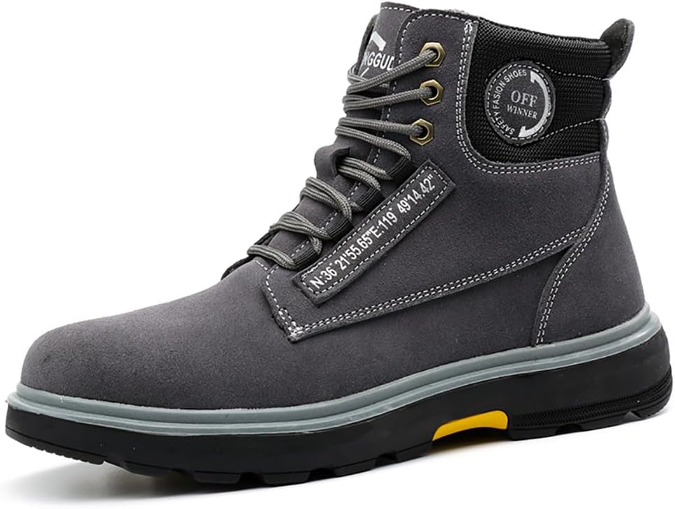 Ботинки lmprock унисекс с кожей, стальным носком, защитой от проколов и брызг, противоскользящие, огнеупорные, неразрушимые, серый
Ботинки lmprock унисекс с кожей, стальным носком, защитой от проколов и брызг, противоскользящие, огнеупорные, неразрушимые, серый