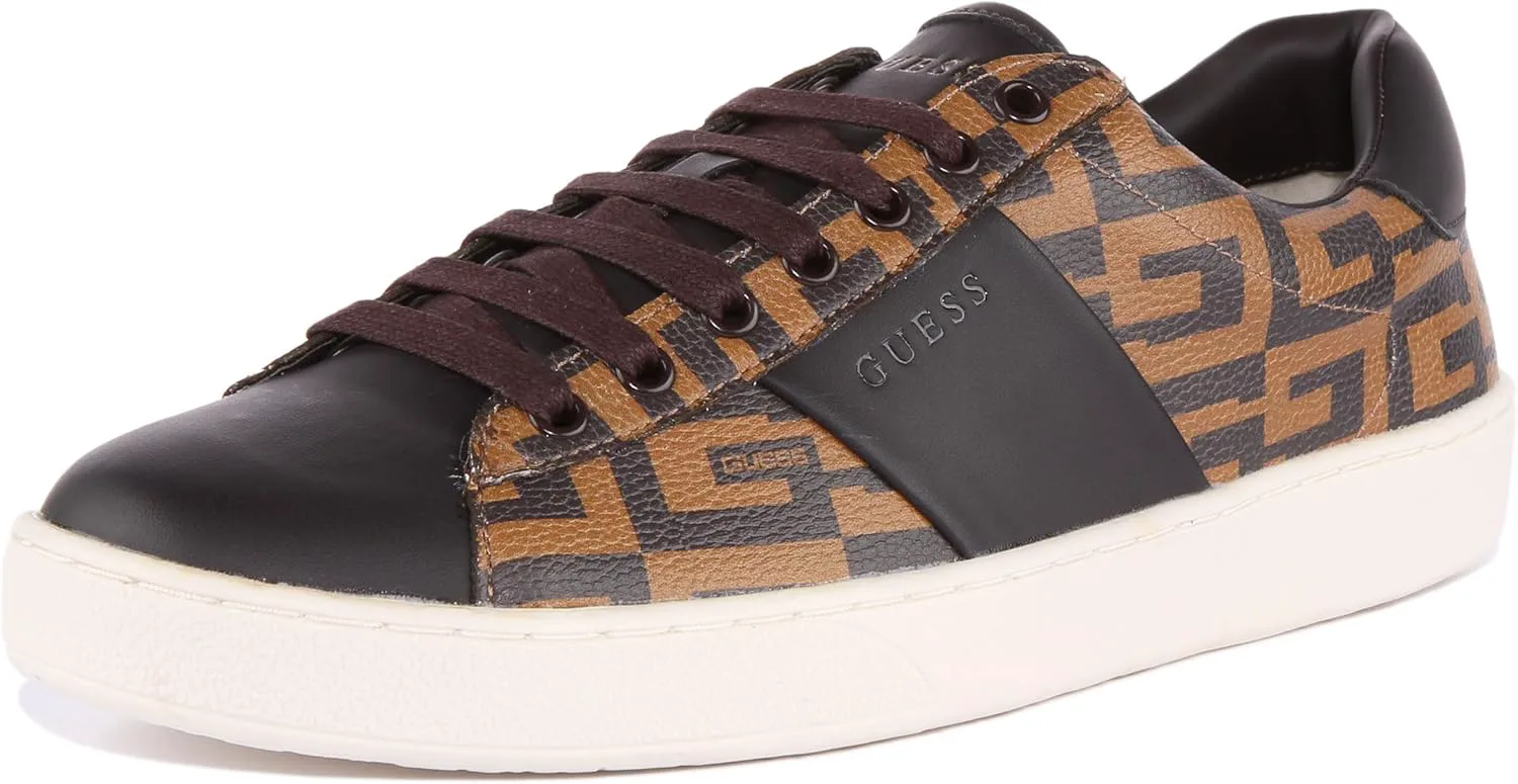 Кроссовки для мужчин Guess Nola с шнуровкой, синтетические, с логотипом 4G, FM7NOLLEL12, повышенный комфорт с культовым стилем, коричневый
Кроссовки для мужчин Guess Nola с шнуровкой, синтетические, с логотипом 4G, FM7NOLLEL12, повышенный комфорт с культовым стилем, коричневый