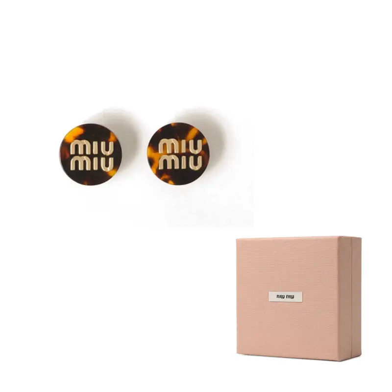 Металлические, смоляные, стеклянные клипсы-серьги для женщин в стиле панцирь черепахи MIU MIU, коричневый
Металлические, смоляные, стеклянные клипсы-серьги для женщин в стиле панцирь черепахи MIU MIU, коричневый