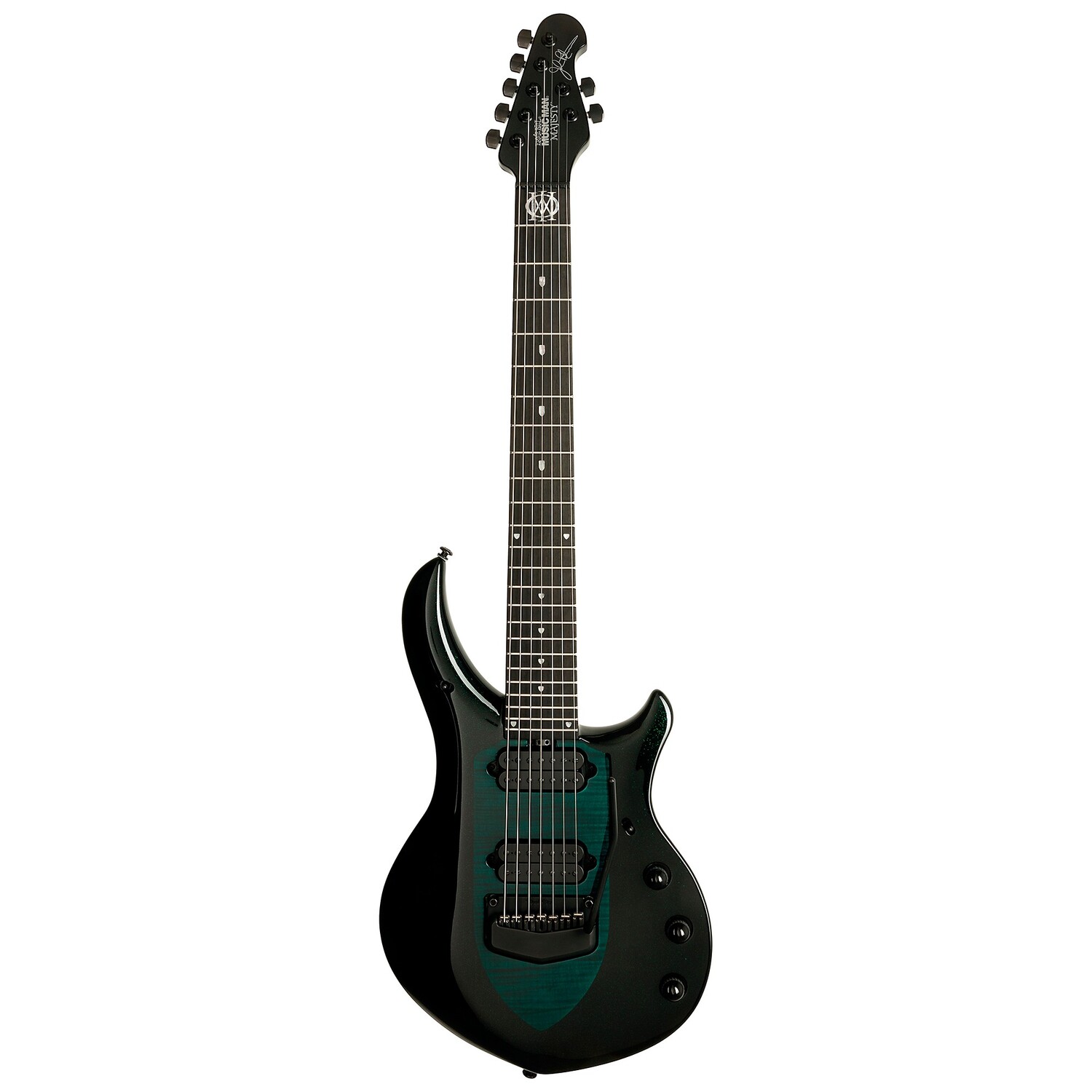Ernie Ball Music Man Джон Петруччи Majesty 7 7-струнная электрогитара Emerald Sky
Ernie Ball Music Man Джон Петруччи Majesty 7 7-струнная электрогитара Emerald Sky