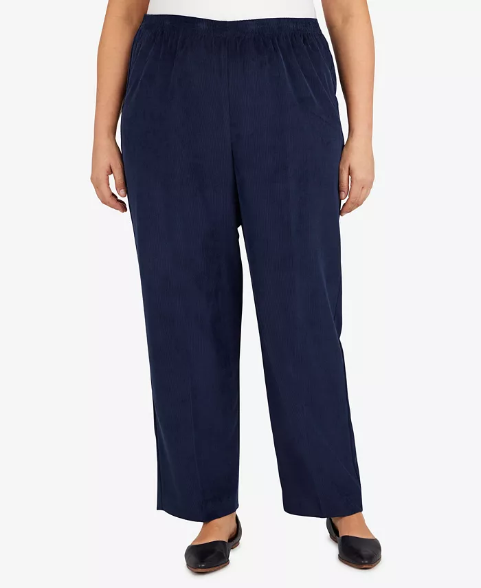 Классические вельветовые брюки больших размеров с эластичной резинкой на талии, укороченные Alfred Dunner, синий
Классические вельветовые брюки больших размеров с эластичной резинкой на талии, укороченные Alfred Dunner, синий