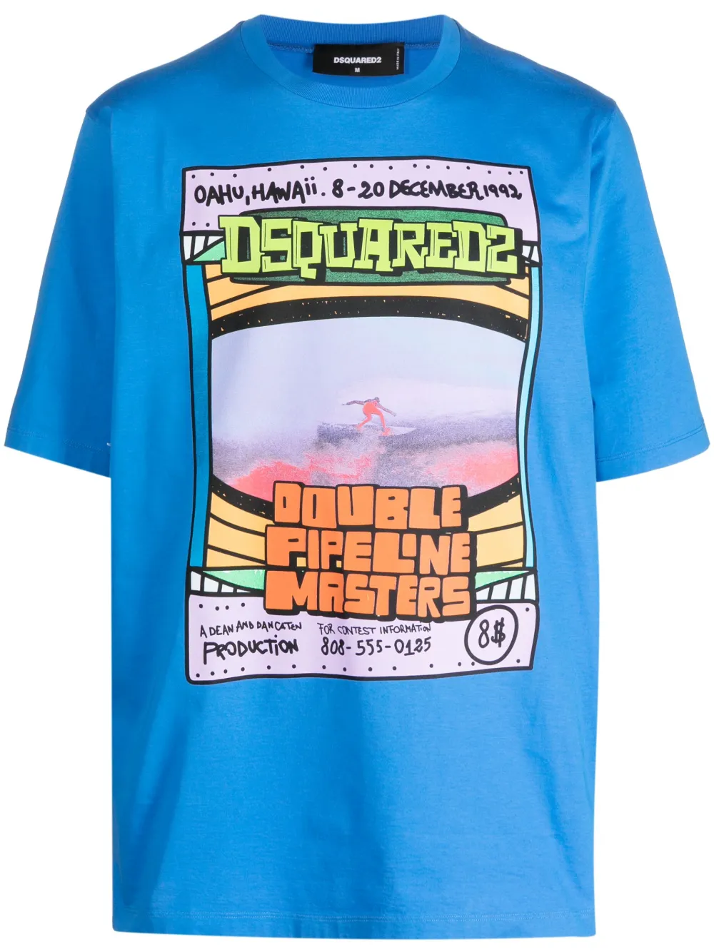 Футболка с короткими рукавами и графичным принтом DSQUARED2, синий
Футболка с короткими рукавами и графичным принтом DSQUARED2, синий