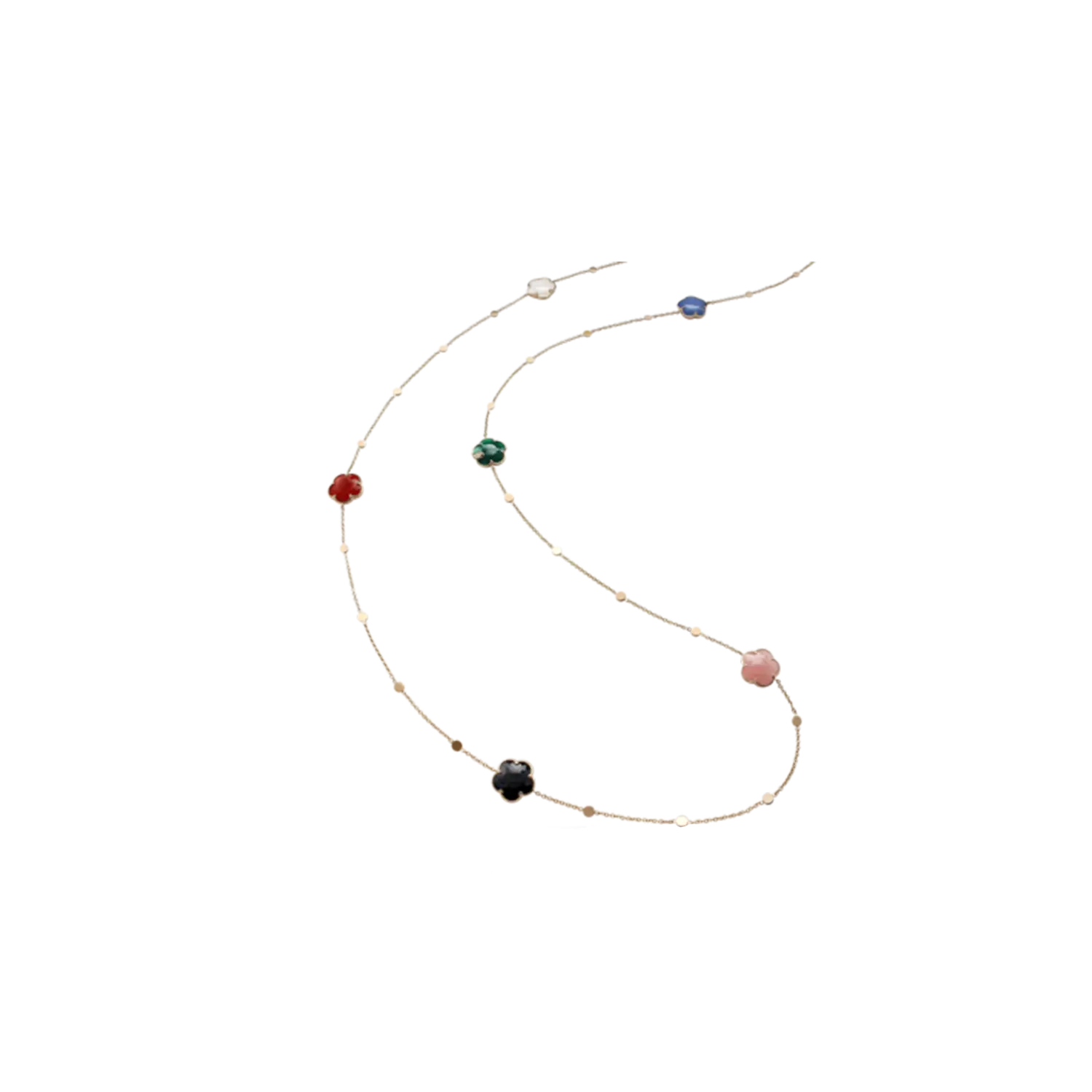 Колье petit joli из розового золота с цветами из фантазийных камней и бриллиантов Pasquale Bruni
Колье petit joli из розового золота с цветами из фантазийных камней и бриллиантов Pasquale Bruni