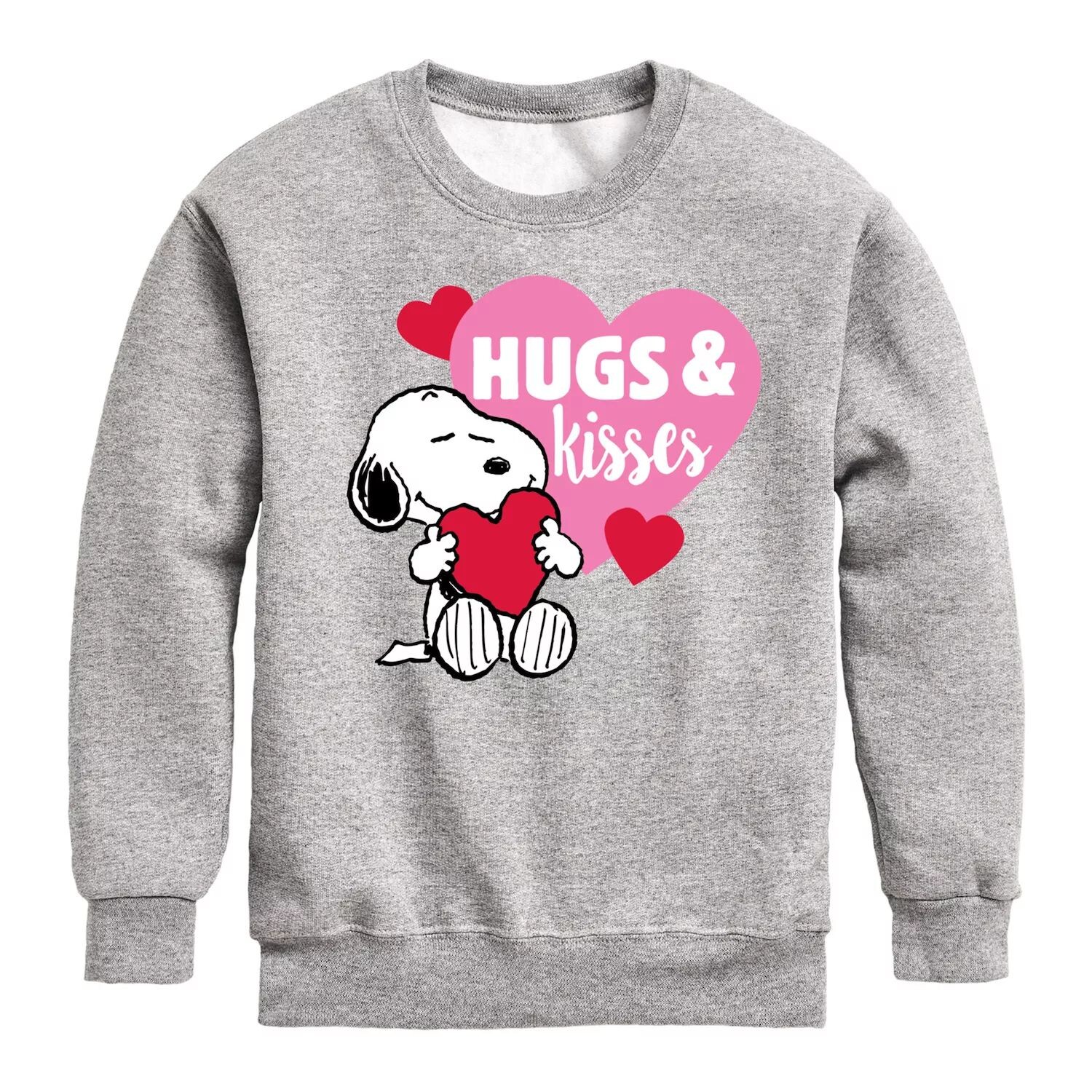 Флисовый свитшот Peanuts Hugs & Kisses для мальчиков 8–20 лет Licensed Character, серый
Флисовый свитшот Peanuts Hugs & Kisses для мальчиков 8–20 лет Licensed Character, серый