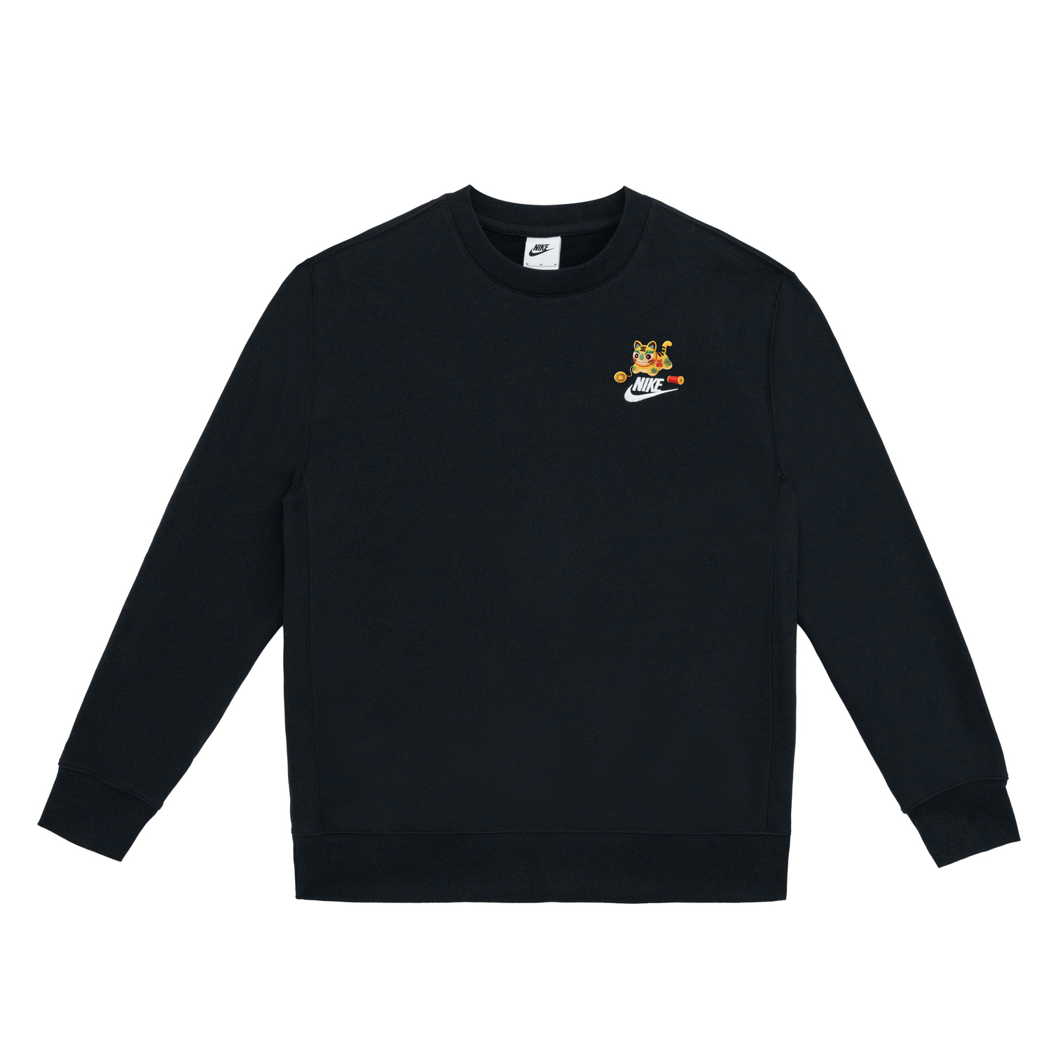 Nike Свитшоты Unisex Black с круглым вырезом, умеренная посадка, Regular
Nike Свитшоты Unisex Black с круглым вырезом, умеренная посадка, Regular