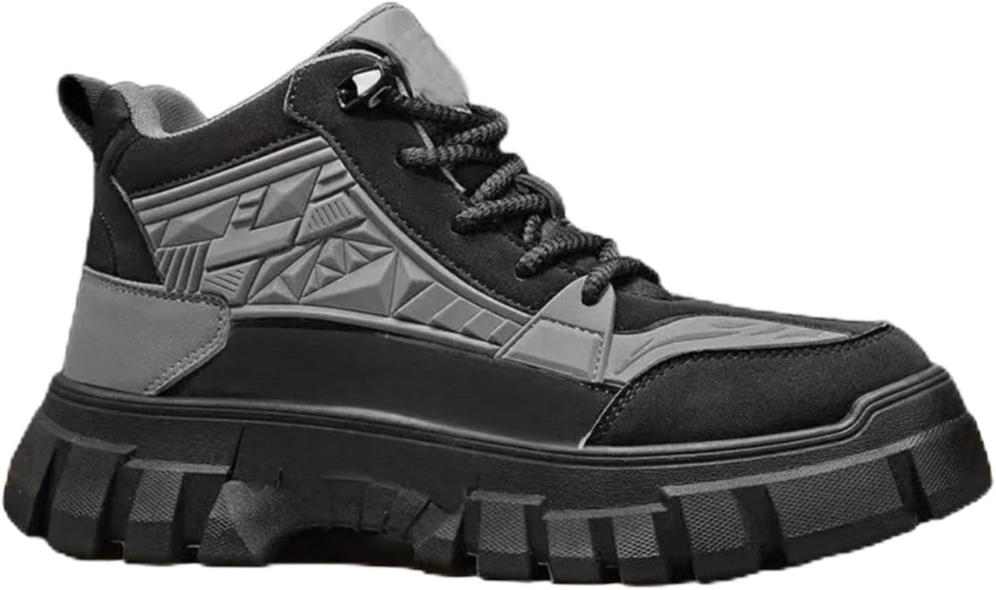 Мужские ботинки, легкая защитная обувь для мужчин, нескользящие водонепроницаемые ботинки с композитным носком для строительства и походов Generic, серый
Мужские ботинки, легкая защитная обувь для мужчин, нескользящие водонепроницаемые ботинки с композитным носком для строительства и походов Generic, серый