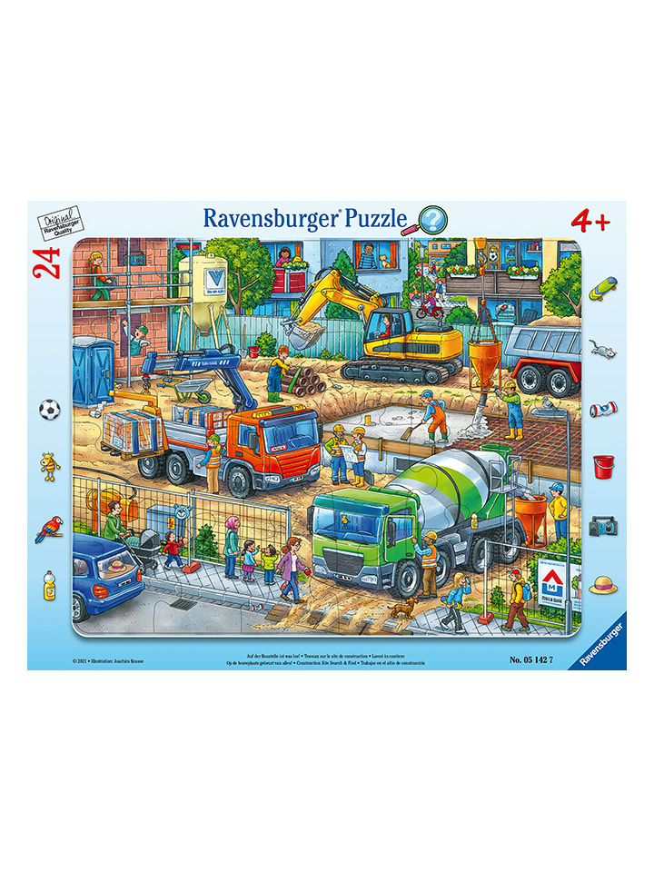 Пазл из 24 деталей «На стройплощадке происходит много всего» - для детей от 4 лет и старше
Пазл из 24 деталей «На стройплощадке происходит много всего» - для детей от 4 лет и старше