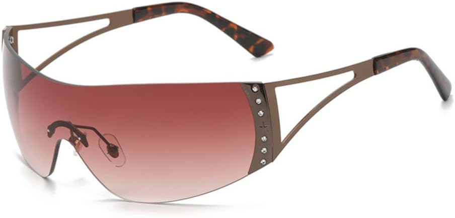 Женские солнцезащитные очки LVTFCO Fashion без оправы с градиентными линзами, цельная конструкция, защита от ультрафиолета, золотисто-серый цвет, один размер, Gold Grey
Женские солнцезащитные очки LVTFCO Fashion без оправы с градиентными линзами, цельная конструкция, защита от ультрафиолета, золотисто-серый цвет, один размер, Gold Grey