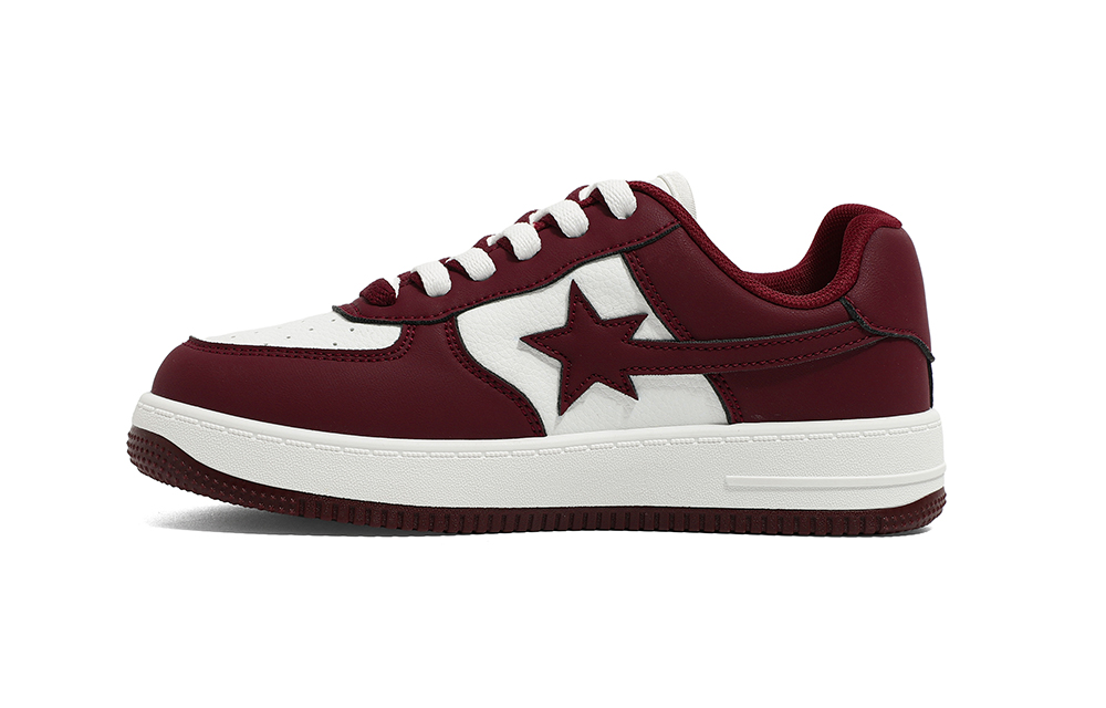 HUANQIU Скользоустойчивые, износостойкие, легкие, увеличивающие рост низкие скейтерские кроссовки унисекс бело-бордовые, цвет White Burgundy
HUANQIU Скользоустойчивые, износостойкие, легкие, увеличивающие рост низкие скейтерские кроссовки унисекс бело-бордовые, цвет White Burgundy