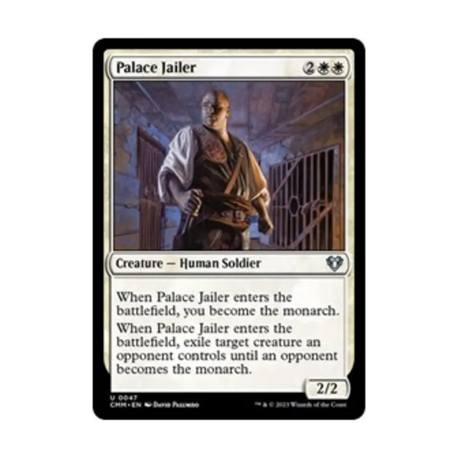 CCG Дворцовый тюремщик (U), MTG - Commander Masters
CCG Дворцовый тюремщик (U), MTG - Commander Masters