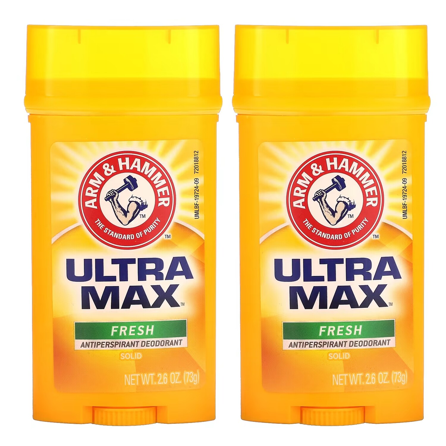 Дезодорант-антиперспирант твердый Arm & Hammer UltraMax Fresh, 2 упаковки по 73 г
Дезодорант-антиперспирант твердый Arm & Hammer UltraMax Fresh, 2 упаковки по 73 г