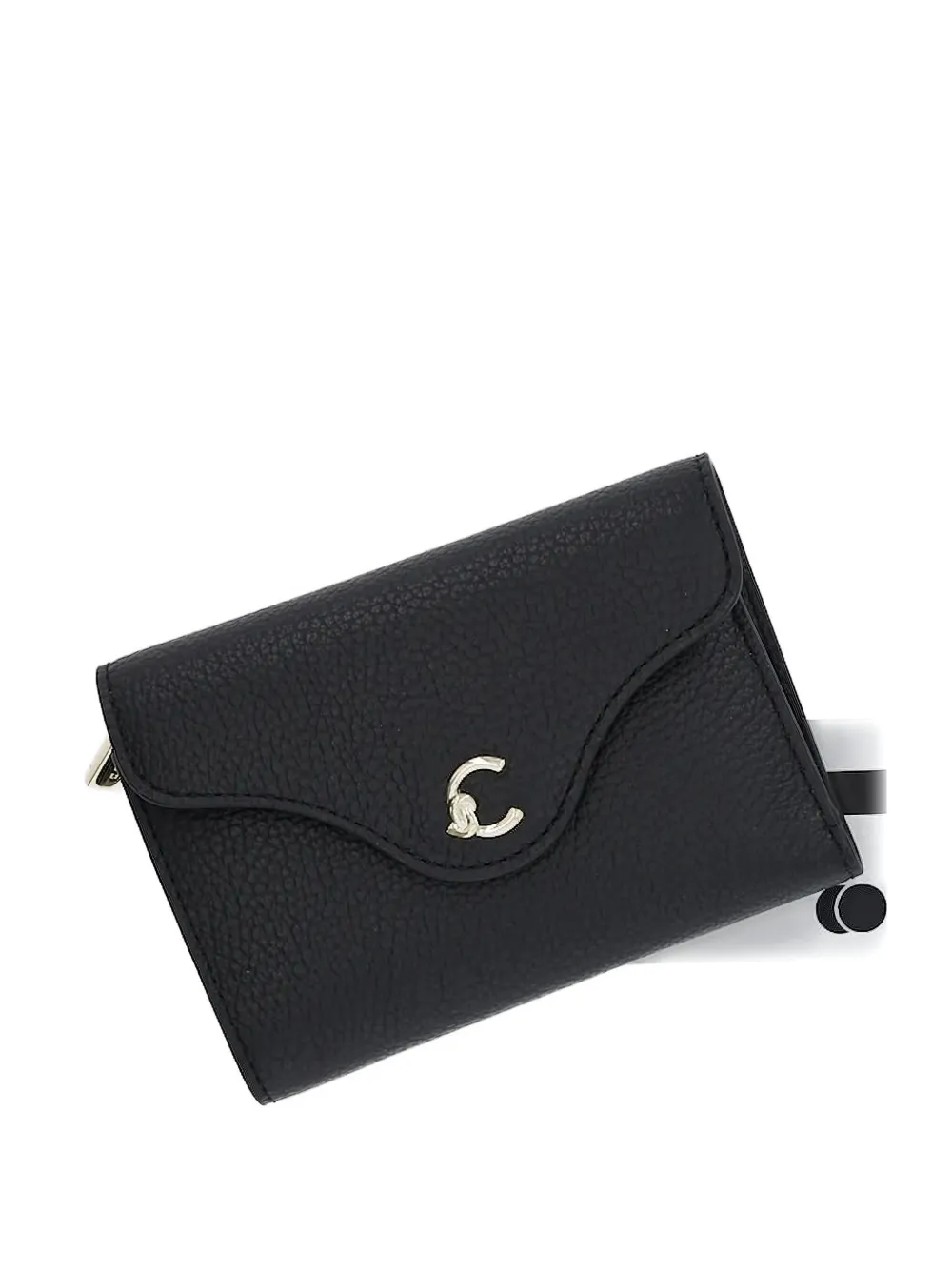 Кошелек с клапаном на молнии Coccinelle, черный
Кошелек с клапаном на молнии Coccinelle, черный