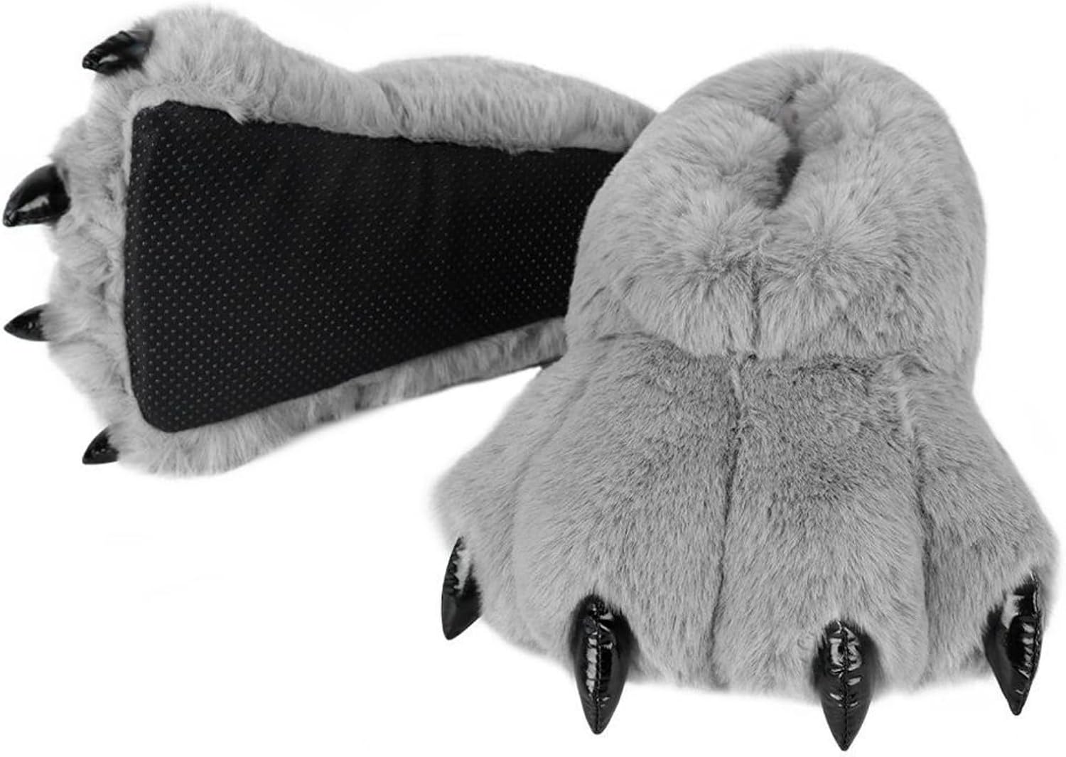 Унисекс тапочки FUNCOS с плюшевыми лапами монстра, обувь в костюме животного для Хэллоуина и косплей-вечеринок, серый
Унисекс тапочки FUNCOS с плюшевыми лапами монстра, обувь в костюме животного для Хэллоуина и косплей-вечеринок, серый