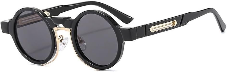 Маленькие круглые солнцезащитные очки в стиле ретро-панк с градиентным переходом цвета, защита от ультрафиолета UV400, модные солнцезащитные очки для женщин и мужчин LXLHWN, Black Gray
Маленькие круглые солнцезащитные очки в стиле ретро-панк с градиентным переходом цвета, защита от ультрафиолета UV400, модные солнцезащитные очки для женщин и мужчин LXLHWN, Black Gray