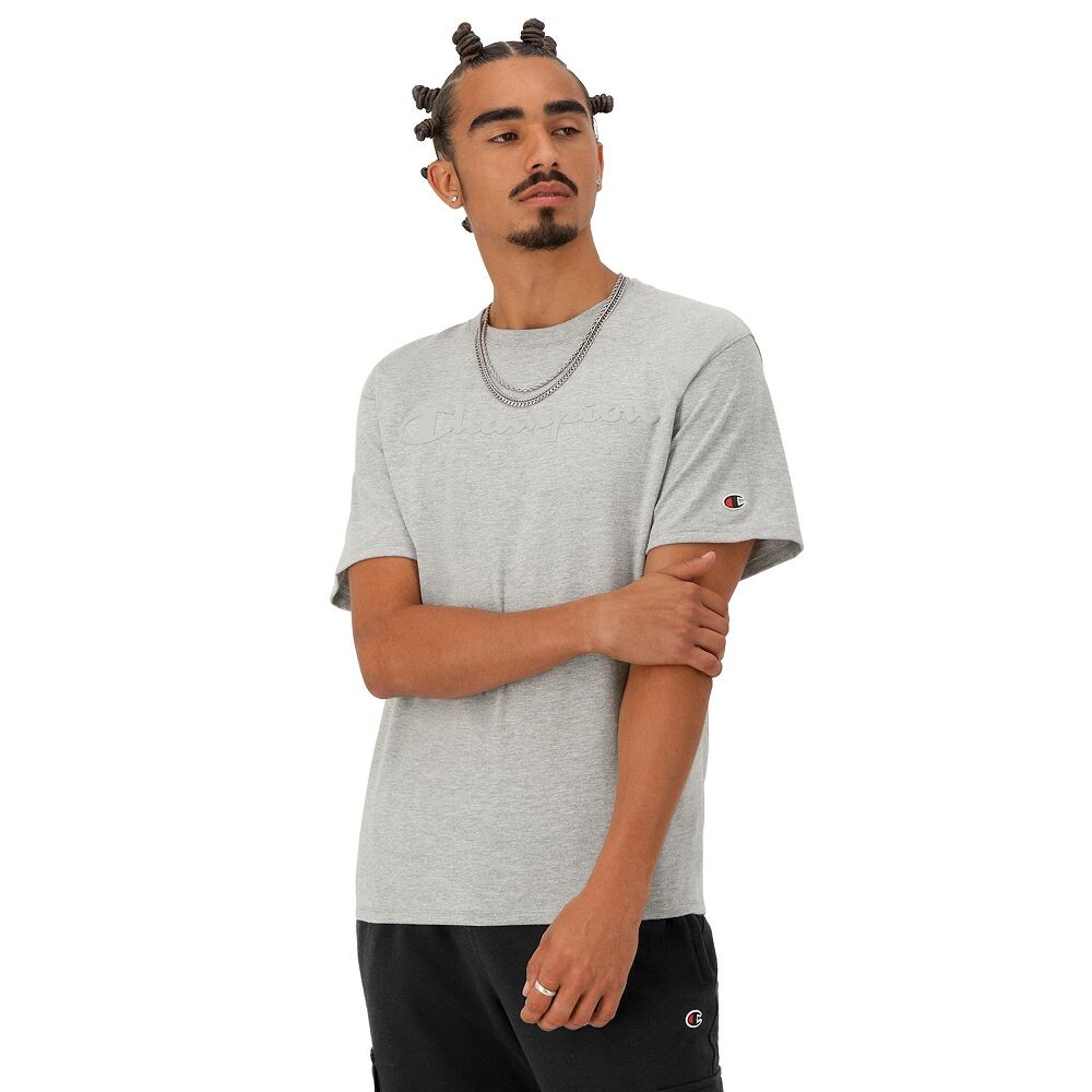 Мужская футболка с логотипом Champion, цвет Oxford Gray
Мужская футболка с логотипом Champion, цвет Oxford Gray