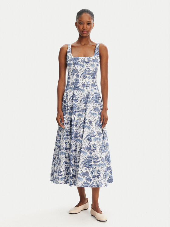 Летнее платье стандартный крой Wells 148-7291 Staud, синий
Летнее платье стандартный крой Wells 148-7291 Staud, синий