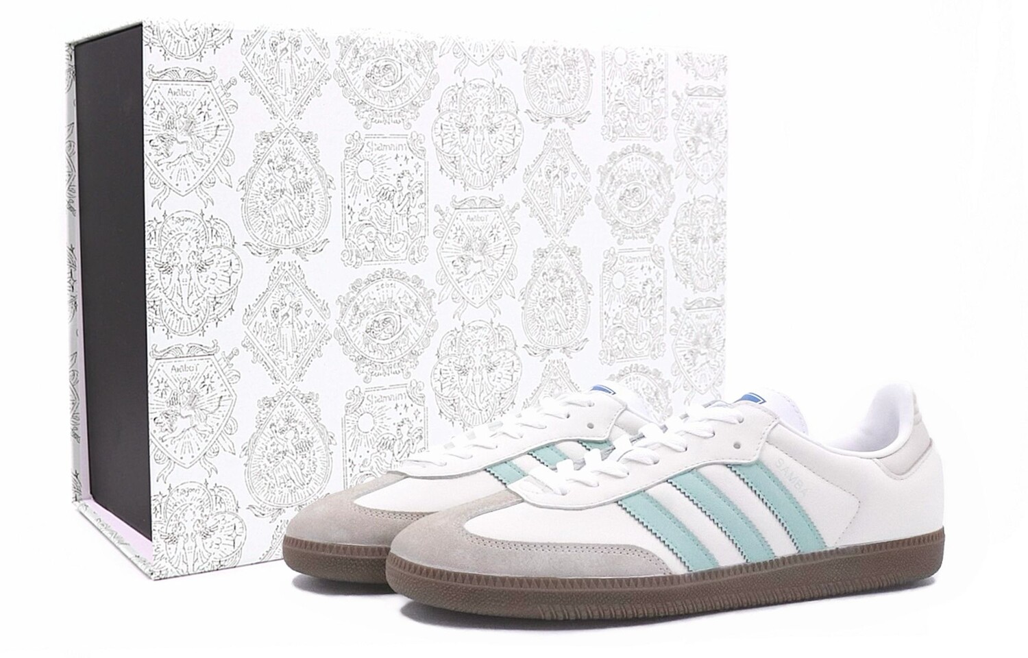 Кеды, обувь для скейтборда SAMBA OG, унисекс, низкая, голубой/бежевая Adidas Originals
Кеды, обувь для скейтборда SAMBA OG, унисекс, низкая, голубой/бежевая Adidas Originals